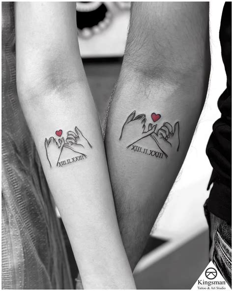 Tatouage de couple : les designs les plus inspirants。